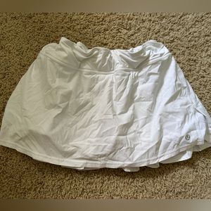 Lululemon White Tennis Skirt